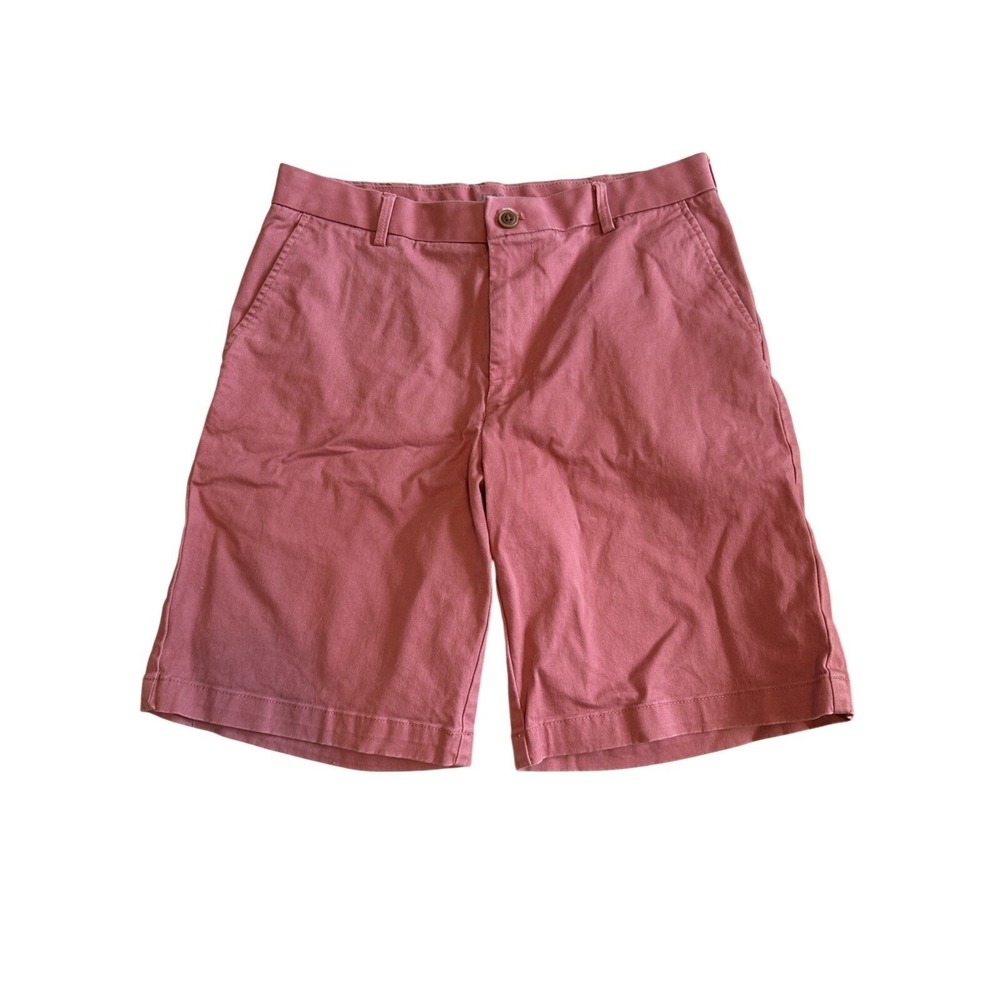 IZOD Saltwater Stretch Men's 30x 10 Chino Shorts Faded Pink